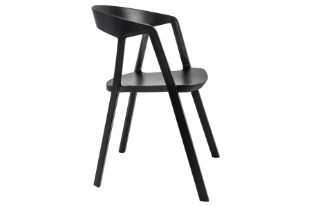 Krzesło VIBIA czarne - polipropylen 2