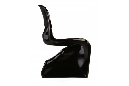 Krzesło HIM czarne - włókno szklane lakierowane 2