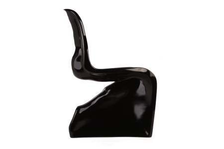 Krzesło HER czarne - włókno szklane lakierowane 2